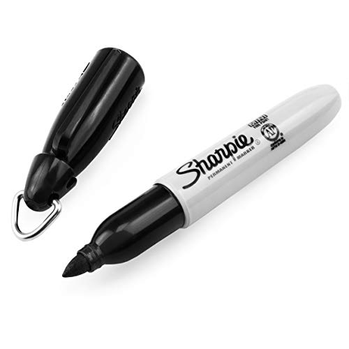 Sharpie Mini Permanent Marker - Bullet Tip - Fine Point - Black - Pack of 6