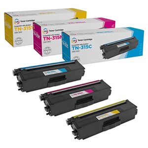 ld compatible-toner-cartridge replacement for brother tn315 high yield (cyan, magenta, yellow, 3-pack)