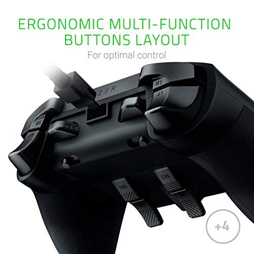 Razer Wolverine Ultimate Officially Licensed Xbox One Controller: 6 Remappable Buttons and Triggers - Interchangeable Thumbsticks and D-Pad - For PC, Xbox One, Xbox Series X & S - Black