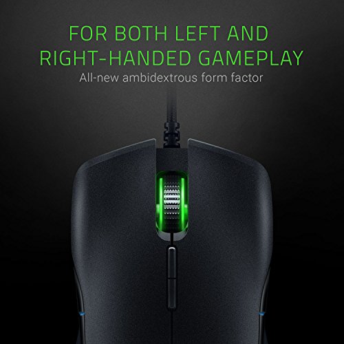 Razer Lancehead Tournament Edition Ambidextrous Gaming Mouse: 16K DPI Optical Sensor - Chroma RGB Lighting - 8 Programmable Buttons - Mechanical Switches - Classic Black