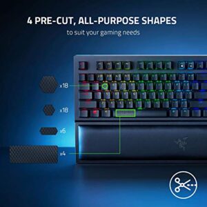 Razer Universal Grip Tape for Gaming Peripherals and Devices: Anti-Slip Grip Tape - 4 Pre-Cut, All Purpose Shapes - Self-Adhesive Design