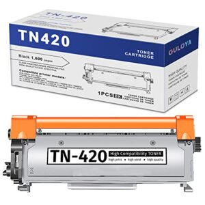 tn420 tn-420 toner cartridge – guloya :compatible replacement for brother tn-420 tn420 toner cartridge for dcp-7060d intellifax 2940 mfc-7240 mfc-7360n hl-2130 hl-2132 (1black, tn4201pk)