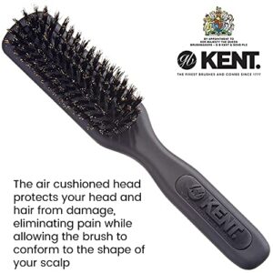 Kent AH14G Airhedz Narrow Pure Bristle Hair Brush (Grey)