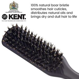 Kent AH14G Airhedz Narrow Pure Bristle Hair Brush (Grey)