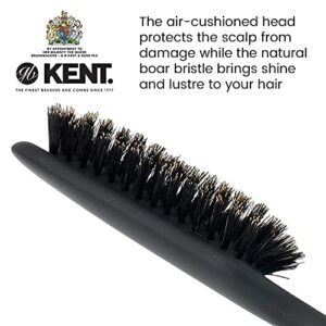 Kent AH14G Airhedz Narrow Pure Bristle Hair Brush (Grey)