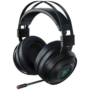 razer nari ultimate wireless 7.1 surround sound gaming headset: thx audio & haptic feedback – auto-adjust headband – chroma rgb – retractable mic – for pc, ps4 (renewed)