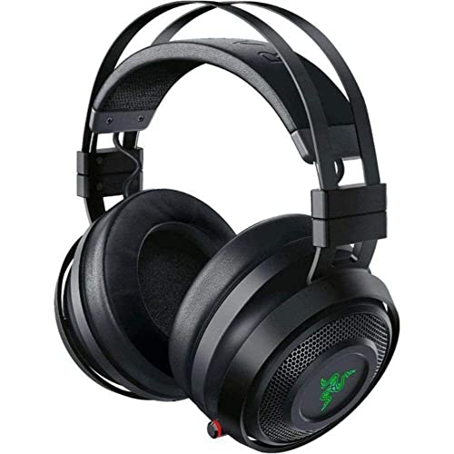 Razer Nari Ultimate Wireless 7.1 Surround Sound Gaming Headset: THX Audio & Haptic Feedback - Auto-Adjust Headband - Chroma RGB - Retractable Mic - For PC, PS4 (Renewed)