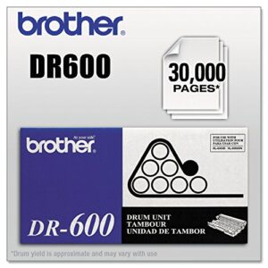 brother dr600 drum unit, black – in retail packaging