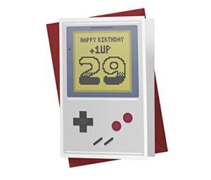 29th birthday card for him her – 29th anniversary card for dad mom – 29 years old birthday card for brother sister friend – happy 29th birthday card for men women | karto – gaming