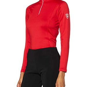 Rossignol Classique 1/2 Zip Fleece, Women, Carmin, L