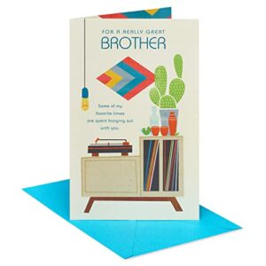 american greetings birthday card for brother (good time when we’re together)