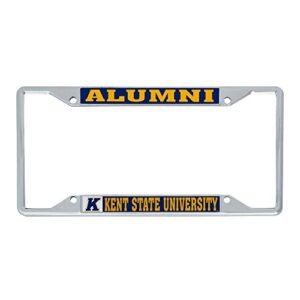 kent state university ksu golden flashes license plate frame for front or back of car officially licensed (alumni)