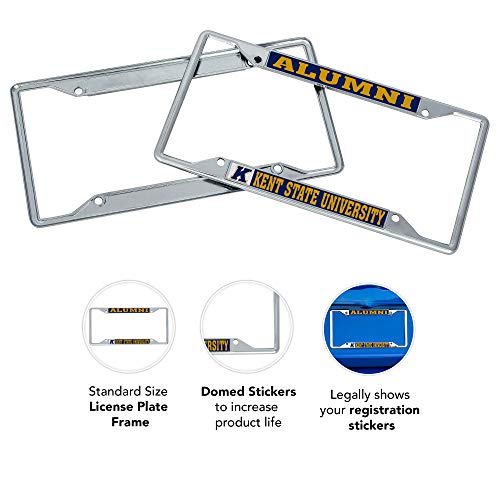 Kent State University KSU Golden Flashes License Plate Frame for Front or Back of Car Officially Licensed (Alumni)