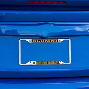 Kent State University KSU Golden Flashes License Plate Frame for Front or Back of Car Officially Licensed (Alumni)