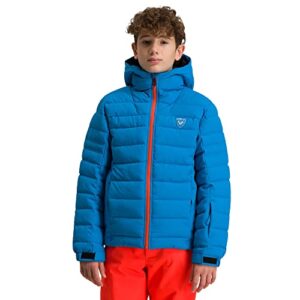 rossignol rapide insulated ski jacket boys blue 12