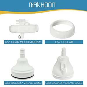 Makhoon Upgraded G52 Backup Valve Replacement for Polaris Pool Cleaner Parts, Compatible with Polaris 180,280,380,480,3900 Pool Cleaner, The valve body has been reinforced，Longer Life Than Zodiac G52