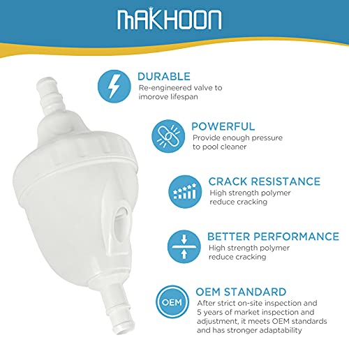Makhoon Upgraded G52 Backup Valve Replacement for Polaris Pool Cleaner Parts, Compatible with Polaris 180,280,380,480,3900 Pool Cleaner, The valve body has been reinforced，Longer Life Than Zodiac G52