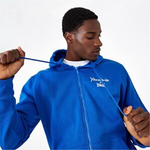 Everlast Mens x Yiannimize Zip Taped Hoodie Long Sleeve Blue X-Large