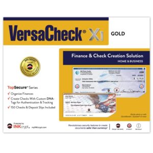 VersaCheck HP DeskJet 3755 MX MICR Check Printer and VersaCheck Gold Check Printing Software Bundle, (3755MX)