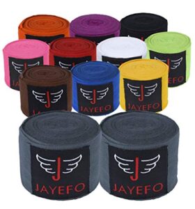 jayefo boxing mma handwraps (gray)