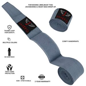 Jayefo Boxing MMA HANDWRAPS (Gray)