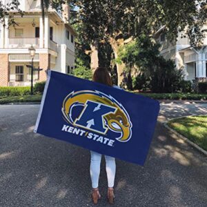 Desert Cactus Kent State University Flag Golden Flashes Flags Banners 100% Polyester Indoor Outdoor Flag (Style 1)