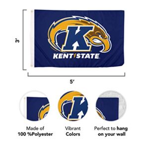 Desert Cactus Kent State University Flag Golden Flashes Flags Banners 100% Polyester Indoor Outdoor Flag (Style 1)