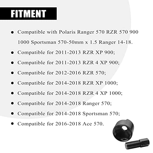 PEATOVIE Flywheel Puller Tool Compatible with Polaris Ranger 570 RZR 570 900 1000 Sportsman 570-50mm x 1.5,14-18