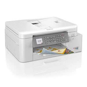 Brother MFC-J4335DW INKvestment Tank All-in-One Color Inkjet Printer, Print Scan Copy Fax, Auto 2-Sided Printing, Wireless Printing, 4800 x 1200 dpi, White - Bundle with JAWFOAL Printer Cable