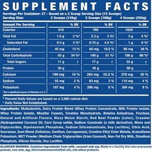 Ronnie Coleman Signature Series King Mass XL Strawberry Milkshake