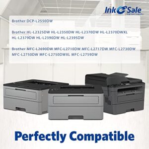 INK E-SALE Compatible Toner Cartridge and Drum Set Replacement for Brother TN760 TN730 DR730 (2 Toner + 1 Drum) for HL 2325DW L2350DW L2370DW L2390DW DCP-L2550DW MFC L2710DW L2717DW L2750DW