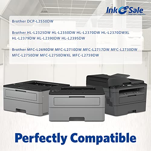 INK E-SALE Compatible Toner Cartridge and Drum Set Replacement for Brother TN760 TN730 DR730 (2 Toner + 1 Drum) for HL 2325DW L2350DW L2370DW L2390DW DCP-L2550DW MFC L2710DW L2717DW L2750DW