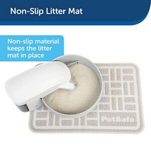 PetSafe Anti-Tracking Litter Mat - Traps Crystal and Clay Clumping Cat Litter - Durable Mesh Material - Easy to Clean Mat - Compatible with All Cat Litter Boxes - Medium Size