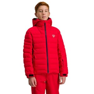 rossignol rapide insulated ski jacket boys red 16