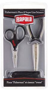 rapala pliers and scissors combo 6 1/2 pliers/ super linescissors/ sheath