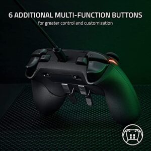 Razer Wolverine V2 Chroma Wired Gaming Controller for Xbox Series X|S, Xbox One, PC: RGB Lighting - Remappable Buttons & Triggers - Mecha-Tactile Action Buttons & D-Pad - Trigger Stop-Switches - Black (Renewed)