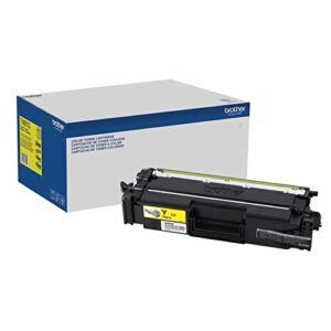 brother genuine standard yield toner cartridge, tn810y, replacement yellow toner, page yield up to 6,500 pages