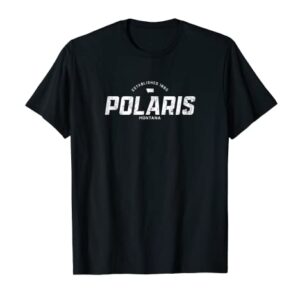 Polaris Montana MT Vintage Athletic Sports Logo T-Shirt