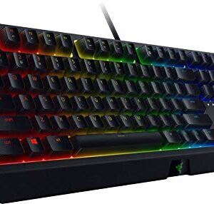 Razer BlackWidow Wired Gaming Mechanical Green Switch Keyboard with Chroma RGB Lighting (Renewed)