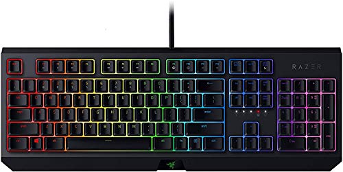 Razer BlackWidow Wired Gaming Mechanical Green Switch Keyboard with Chroma RGB Lighting (Renewed)