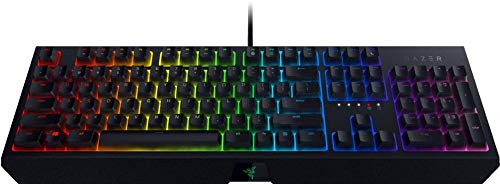 Razer BlackWidow Wired Gaming Mechanical Green Switch Keyboard with Chroma RGB Lighting (Renewed)