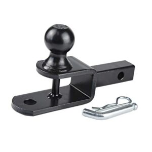 TOPTOW ATV/UTV Trailer Hitch Towing Ball Mounts , 2-Inch Ball, Clevis Pin , Fits 1 1/4-Inch Receiver