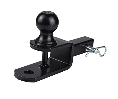 TOPTOW ATV/UTV Trailer Hitch Towing Ball Mounts , 2-Inch Ball, Clevis Pin , Fits 1 1/4-Inch Receiver