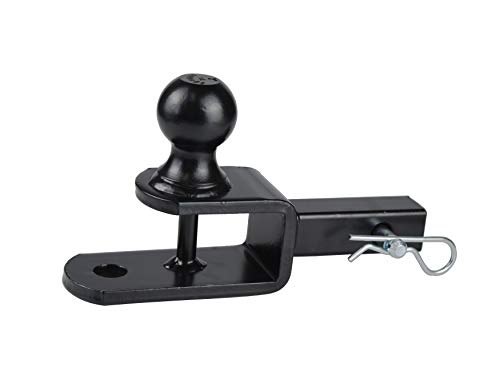 TOPTOW ATV/UTV Trailer Hitch Towing Ball Mounts , 2-Inch Ball, Clevis Pin , Fits 1 1/4-Inch Receiver