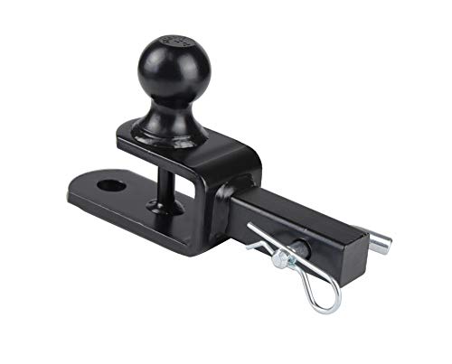 TOPTOW ATV/UTV Trailer Hitch Towing Ball Mounts , 2-Inch Ball, Clevis Pin , Fits 1 1/4-Inch Receiver