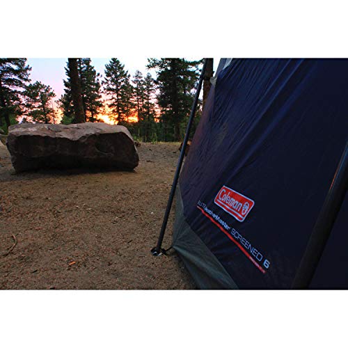 Coleman Elite® WeatherMaster® 6 Screened Tent,Multi Colored,6L x 9W ft. (Screened Area)