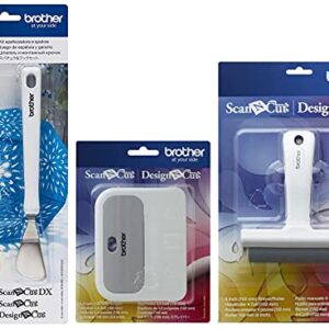 Brother DX ScanNCut Complete Crafting Accessories Spatula and Hook Set, Scraper Tool, Brayer Roller