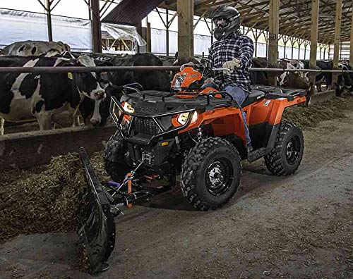 Polaris Glacier® Pro Lock & Ride Steel ATV Plow Frame, Black - 2879630