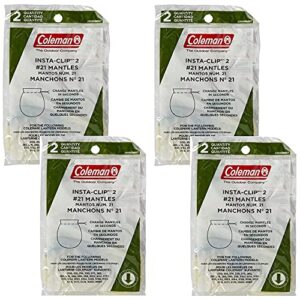 Coleman 21 Insta-Clip Sock Tab Mantles - 8 Pack