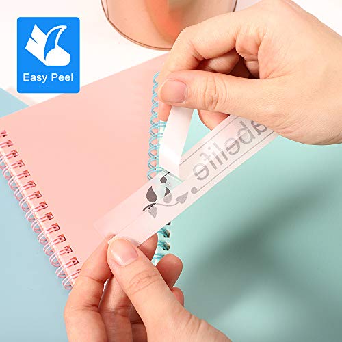 Labelife Compatible 18mm Label Tape Replacement for Brother P Touch TZe TZ Tape 18mm 0.7 Laminated Clear TZe-141 TZe141 TZ141 for Ptouch PTD600 PTD400AD PT1880 Label Maker, 4-Pack Black on Clear 3/4"